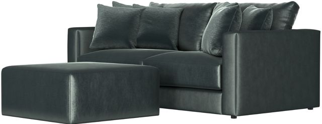 Jackson Furniture Remington 3-Piece Pine Small Spaced Sectional with Ottoman-4