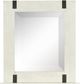 Magnussen Home® Chesters Mill Alabaster/Aged Iron Portrait Mirror-1
