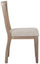 Magnussen Home® Ainsley Cerused Khaki Upholstered Chair-3
