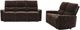 Coaster® Navarro 2-Piece Dark Brown Chenille Upholstered Manual Reclining Sofa Set-0