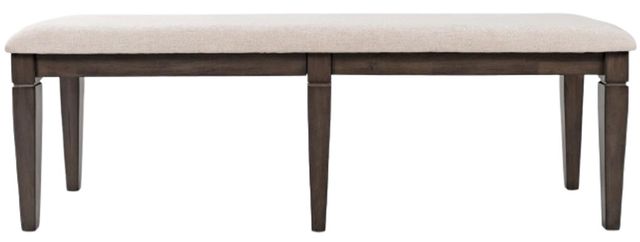 Jofran Inc. Lincoln Square Cream/Espresso Dining Bench-2