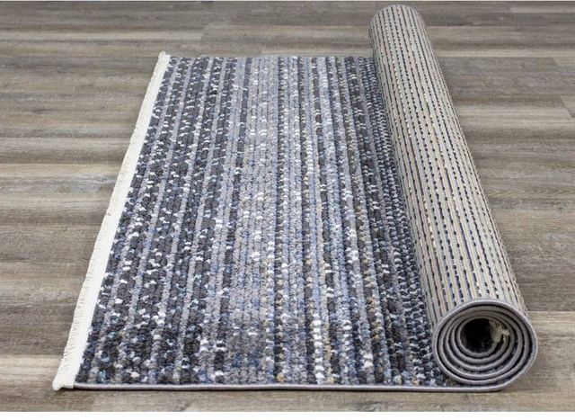 Kalora Interiors Calabar Blue/Gray/White 6' x 8' Rug-4