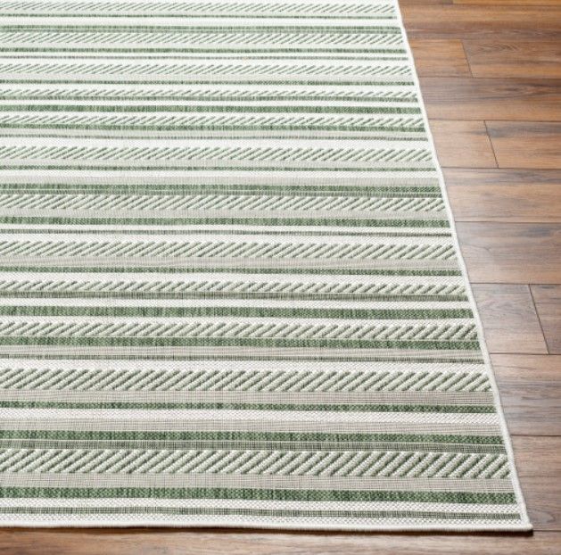 Surya Eagean Gray/Green 4'x6' Area Rug-1