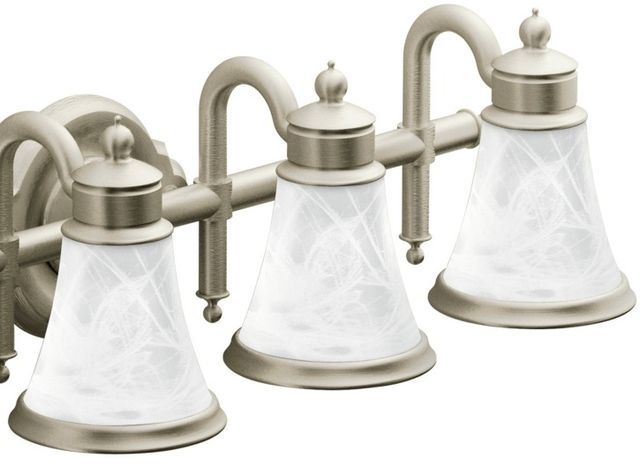 Moen® Waterhill® Brushed Nickel Four Globe Bath Light-1