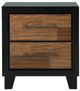 Benchcraft® Kraeburn Black/Brown Nightstand-1