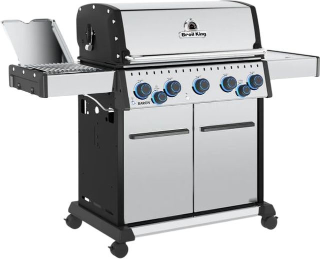 Broil King® Baron™ S 590PRO Infrared 3-Burner Stainless Steel Freestanding Natural Gas Grill-2