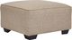 Repose-pieds d'appoint surdimensionné de Ashley® Baceno - Chanvre-0