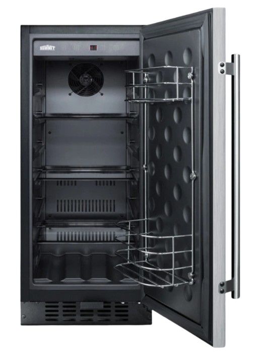 Summit® 3.0 Cu. Ft. Stainless Steel Under the Counter Refrigerator-1