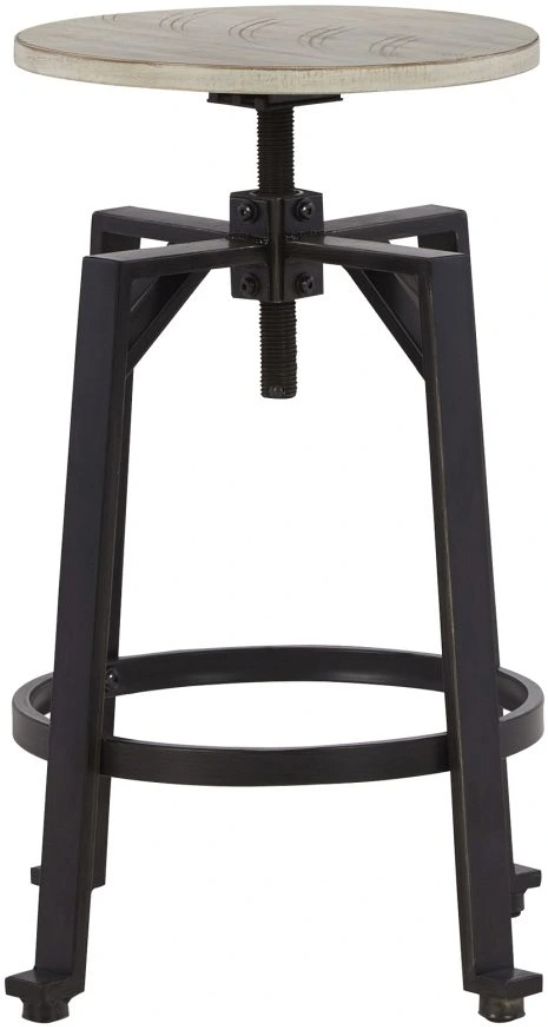 Signature Design by Ashley® Karisslyn Black/Whitewash Counter Stool-1