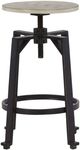 Signature Design by Ashley® Karisslyn Black/Whitewash Counter Stool-1