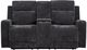 Coaster® Kennett Dark Gray Power Reclining Loveseat-2