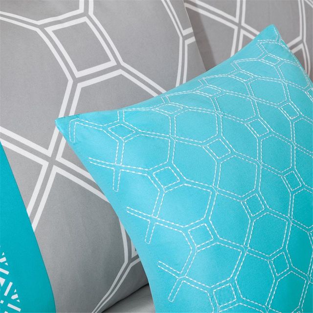 Olliix by Intelligent Design Clara Blue Full/Queen Comforter Set-4