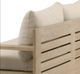 Dovetail Furniture Lucrecia Gray/Sand Olefin/Teak Outdoor Sofa-5