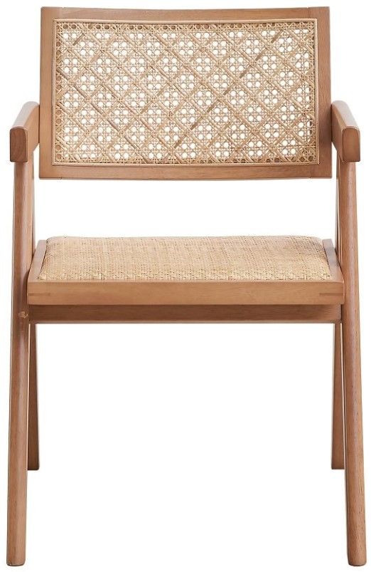 ACME Furniture Velentina 2-Piece Natural/Rattan Arm Chair Set-3