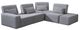 VIG Furniture Divani Casa Chapel Light Gray Fabric Sectional Sofa with Ottoman-0