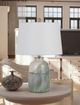 Cal® Lighting & Accessories Vittoria Pale Mint Green Table Lamp-1