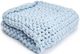 Hush Knit Light Blue Weighted Blanket-0