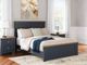 Signature Design by Ashley® Landocken Blue/Brown Queen Panel Bed-1