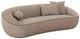 TOV Furniture Jenny Taupe Faux Mohair Sofa-0