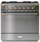 AGA™ Elise Series 36" Stainless Steel Pro Style Dual Fuel Range-0