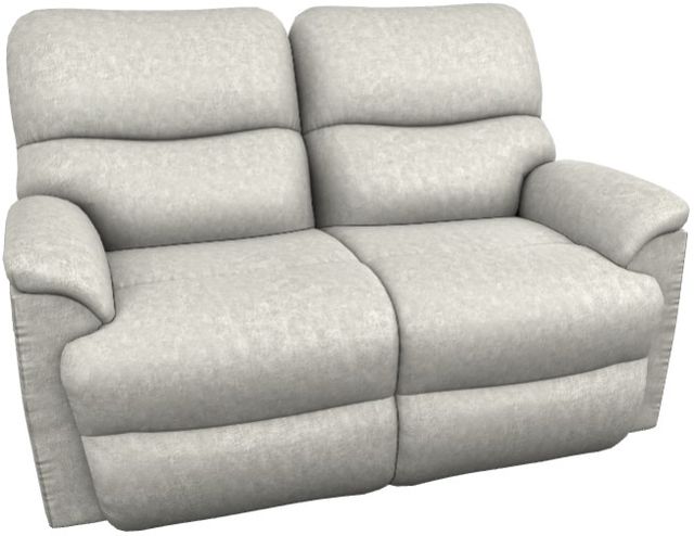La-Z-Boy® Trouper Dove Power Reclining Loveseat with Headrest and Lumbar-0