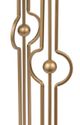 A & B Home Marble and Brass 12" Table -2