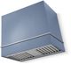 La Cornue Cornufé Loge 36" Provence Blue Wall Mounted Range Hood with Satin Chrome Trim-0