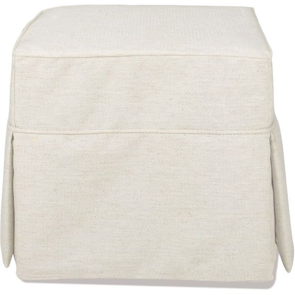 Parker Southern McKinna Elise Parchment Ottoman-1