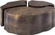 TOV Furniture Cluster Antique Brass Cocktail Tables-1