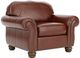 Flexsteel® Customizable Bexley Leather Chair with Nailhead Trim-2