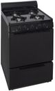 Premier 24" Black Freestanding Gas Range-1