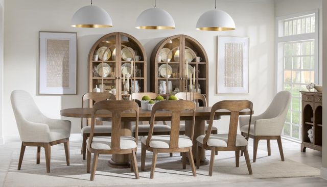 Legacy Classic Harmony Ovation Tweed Brown Dining Table-1