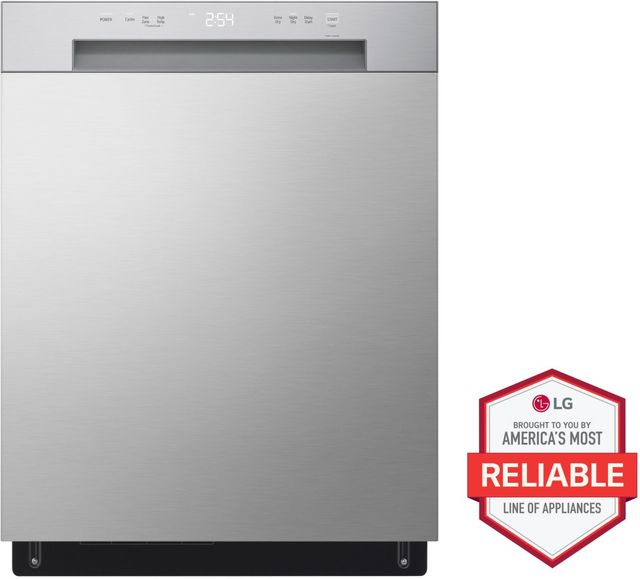 LG 24" Stainless Steel Look Front Control Built In Dishwasher-16