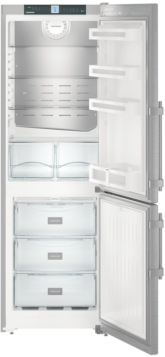 Liebherr 11.1 Cu. Ft. Stainless Steel Bottom Freezer Refrigerator-2