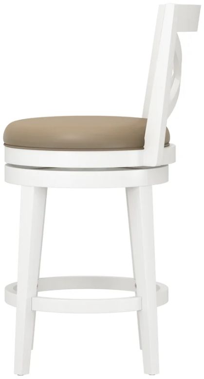 HH2 Home Grace Beige/White Counter Height Stool-3