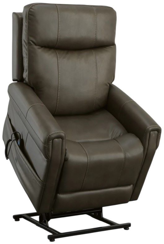 Flexsteel® Jenkins Driftwood Brown Power Lift Recliner with Power Headrest and Lumbar-3