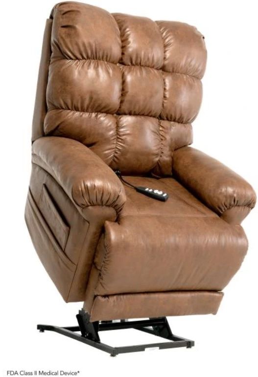 Mega Motion® iNFI Poco Watford Honey Power Lift Recliner-0
