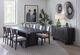 Magnussen Home® Tauren Coffee Bean Brown Double Pedestal Dining Table-1