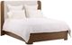 Dovetail Furniture Chadwick Cream/Natural Queen Upholstered Panel Bed-0