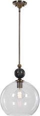 Uttermost® Mendota Brass Pendant Light-0