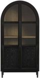 Elements International Taurus Flat Black Bookcase-3