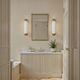 Renwil® Amici Dark Antique Brass/Etched White Wall Sconce-1