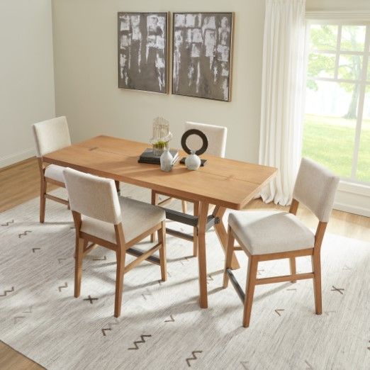 Flexsteel® Millwork 2-Piece Off-White/Umber Counter Chair Set-1