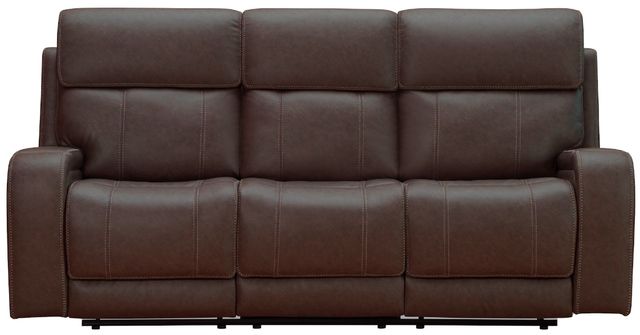Behold™ Home Newport Walnut Dual Power Reclining Sofa-0