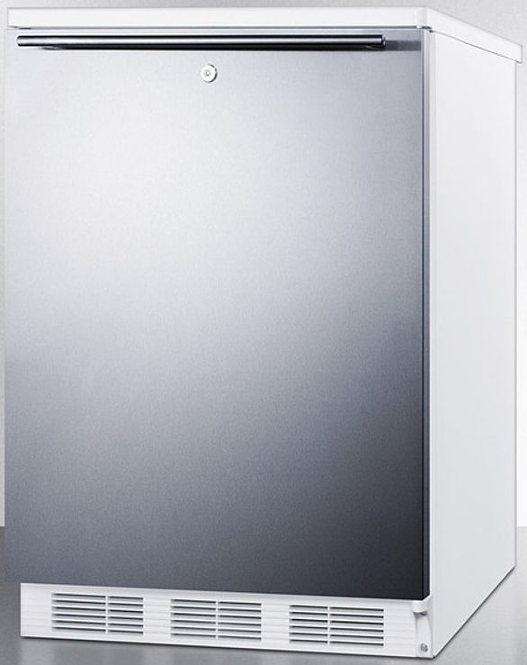 Accucold® by Summit® 5.5 Cu. Ft. Stainless Steel Under the Counter Refrigerator-1