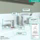 Hansgrohe Talis E Chrome Widespread Faucet 150 with Pop-Up Drain-2