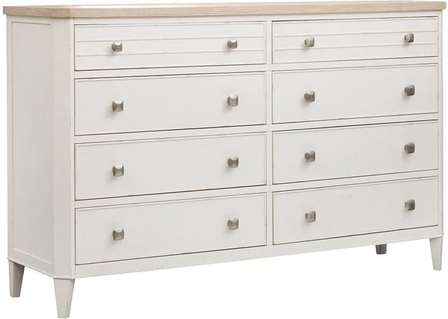 Magnussen Home® Echo Isles Driftwood/Sea Pearl Double Drawer Dresser-0
