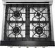Unique® Appliances Classic Retro 30" Matte Black Slide-In Propane Gas Range-4