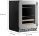 KitchenAid® 24" 4.8 Cu. Ft. PrintShield™ Stainless Steel Beverage Center -2