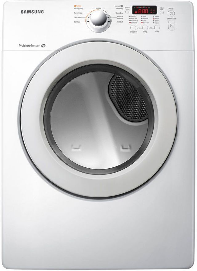 Samsung 7.3 Cu. Ft. White Front Load Gas Dryer-0